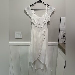 Cotton On White Asymmetrical Dress